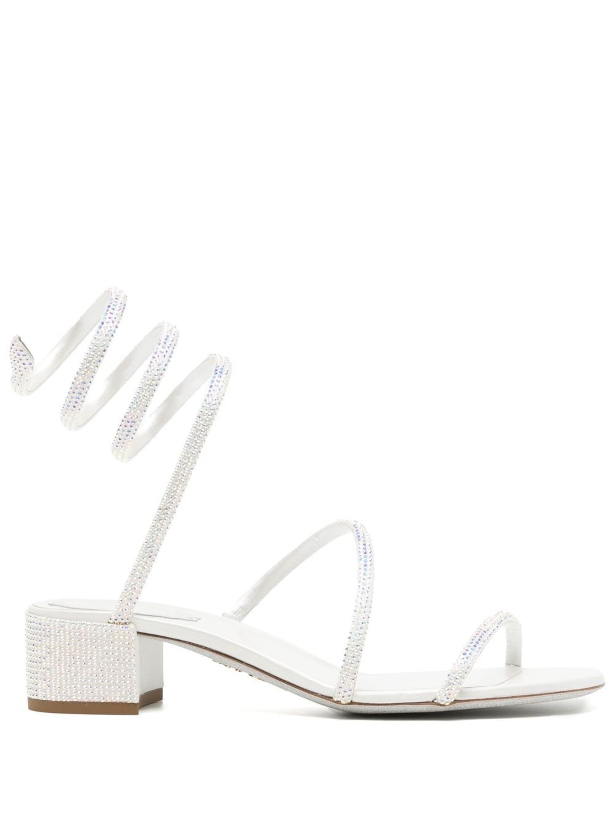 Crystal Embellished Strappy Sandals Ren Caovilla Eraldo