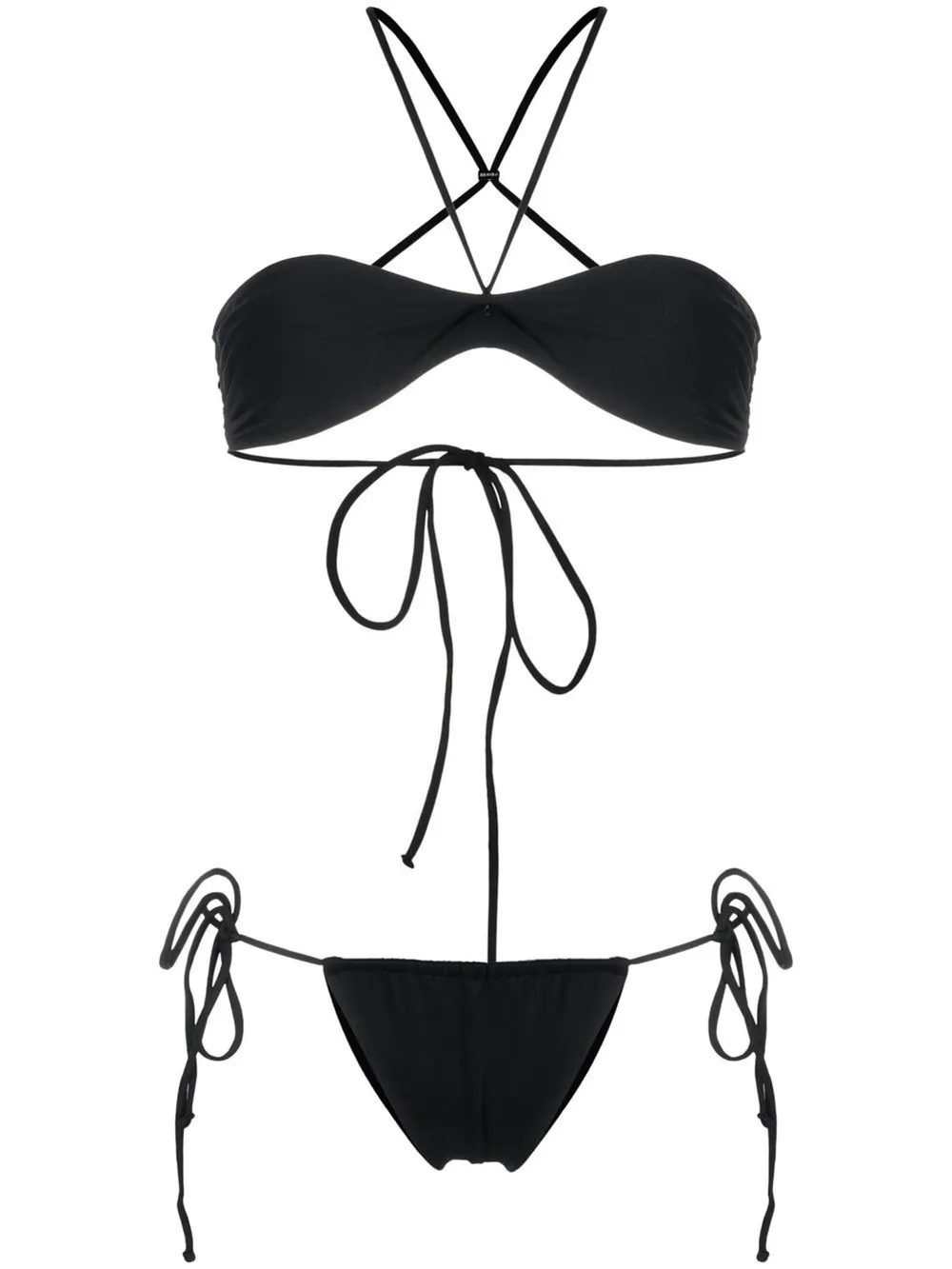 Crossed Neck Bikini The Attico Eraldo