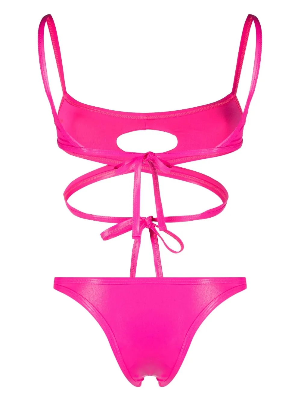 Cut Out Wraparound Bikini The Attico Eraldo