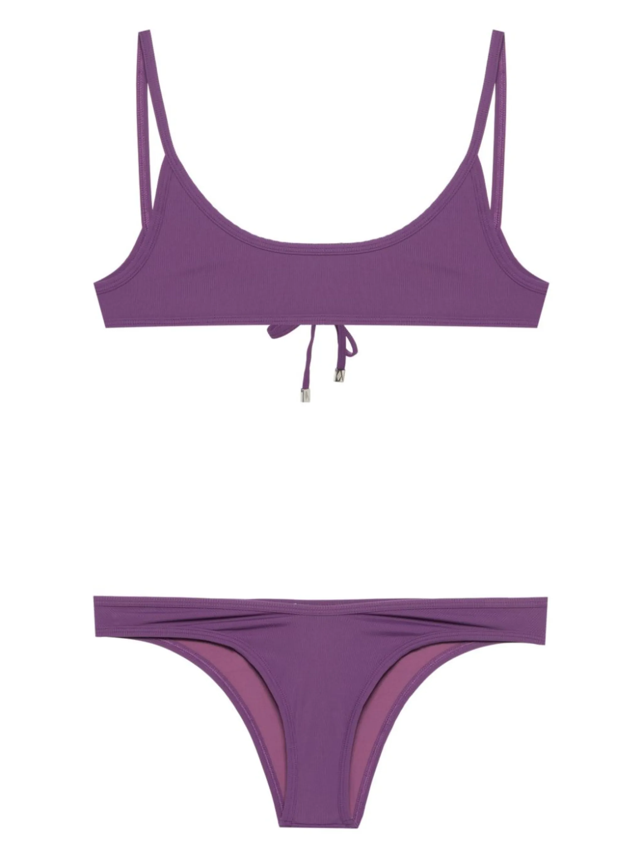 The Attico Fine Ribbed Bikini Eraldo Us