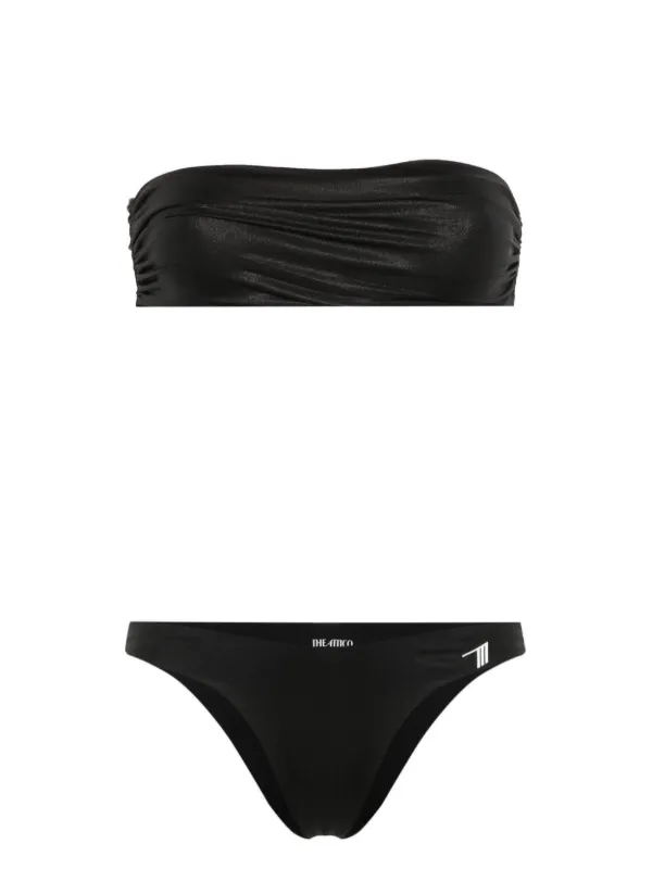 Rubberised Logo Bikini The Attico Eraldo Jp