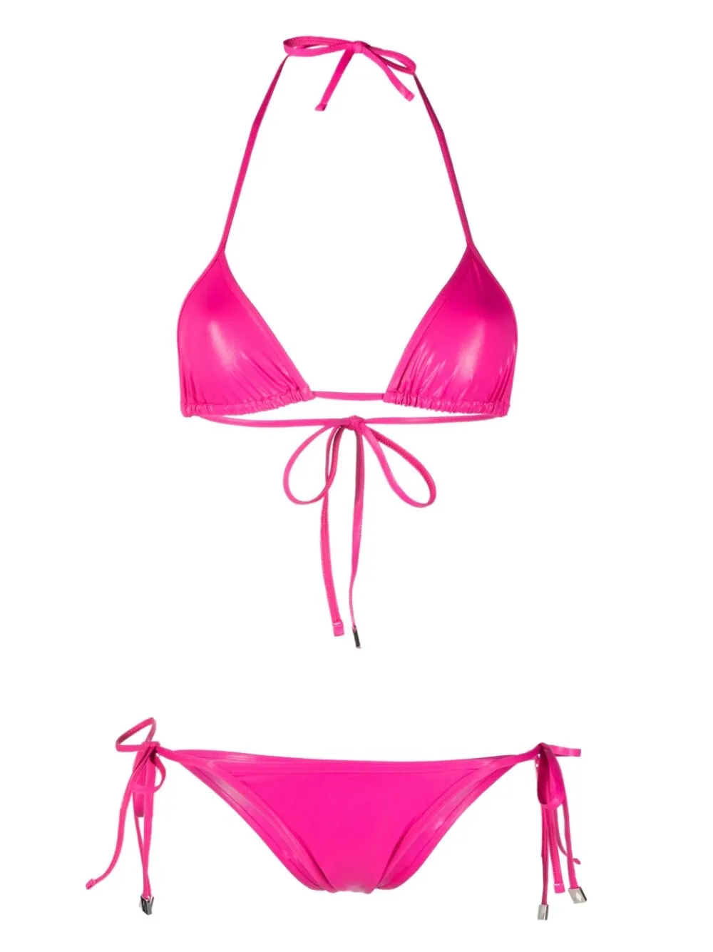 Triangle Cup Side Tie Bikini The Attico Eraldo