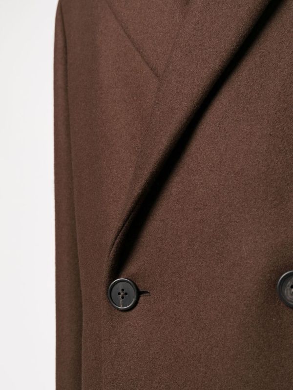 Tailored Double Breasted Wool Coat The Row Eraldo