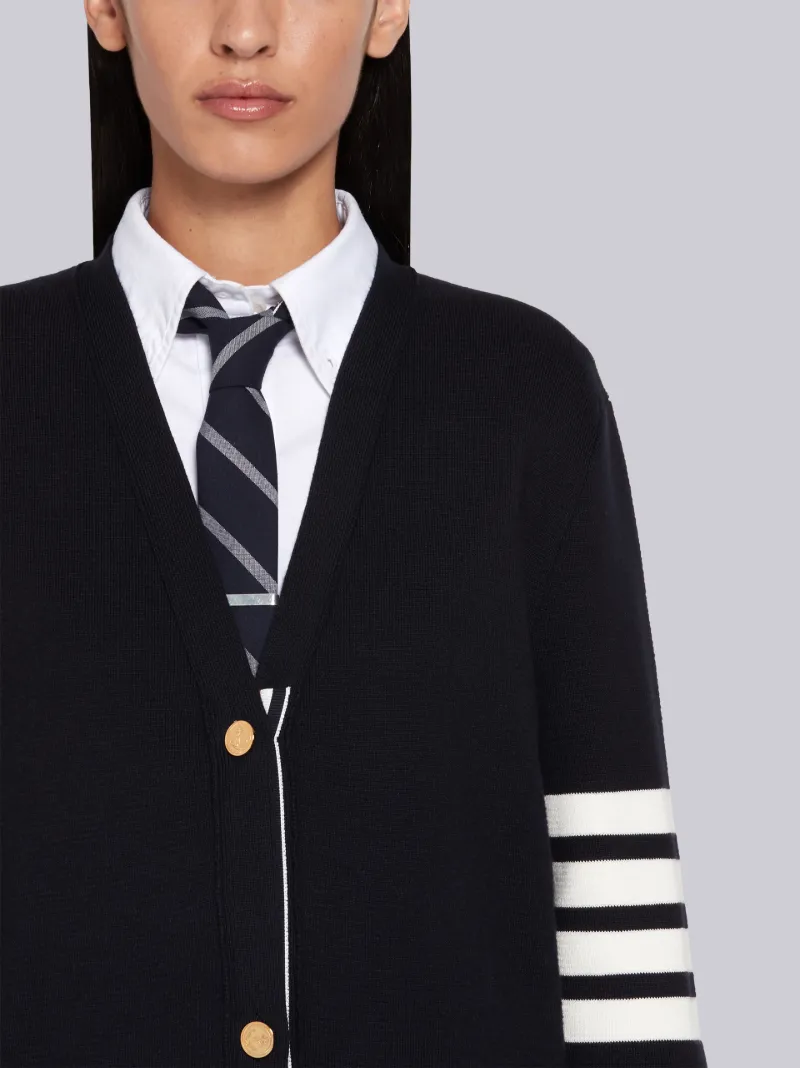 4 Bar Stripe Cardi Coat Thom Browne