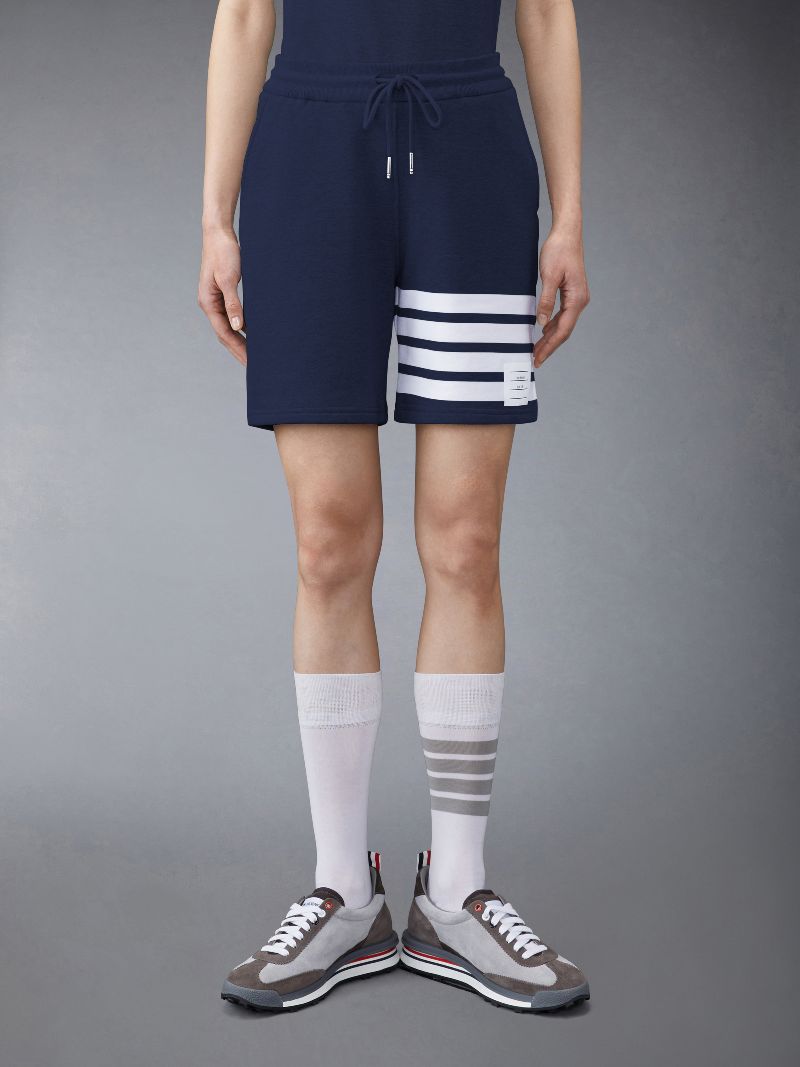 Four Bar Stripe Track Shorts Thom Browne Official