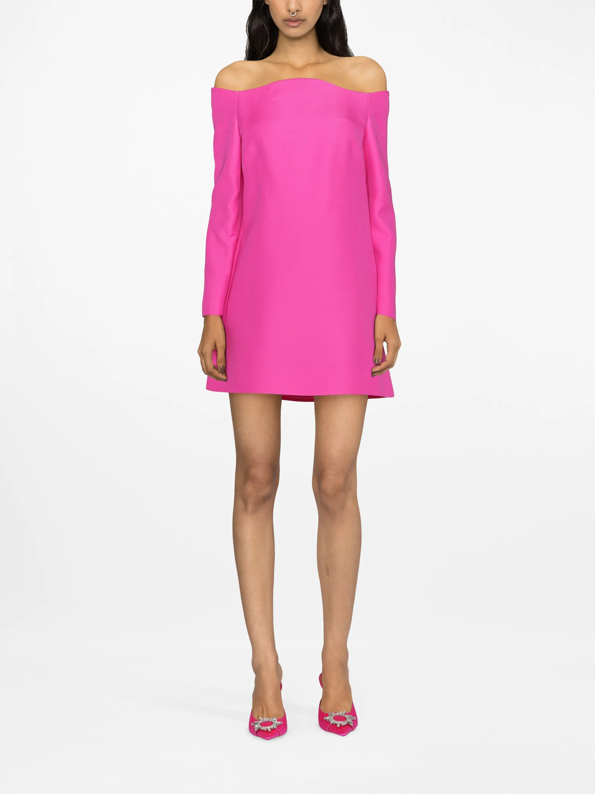 Valentino Garavani Off Shoulder Minidress Eraldo Fr