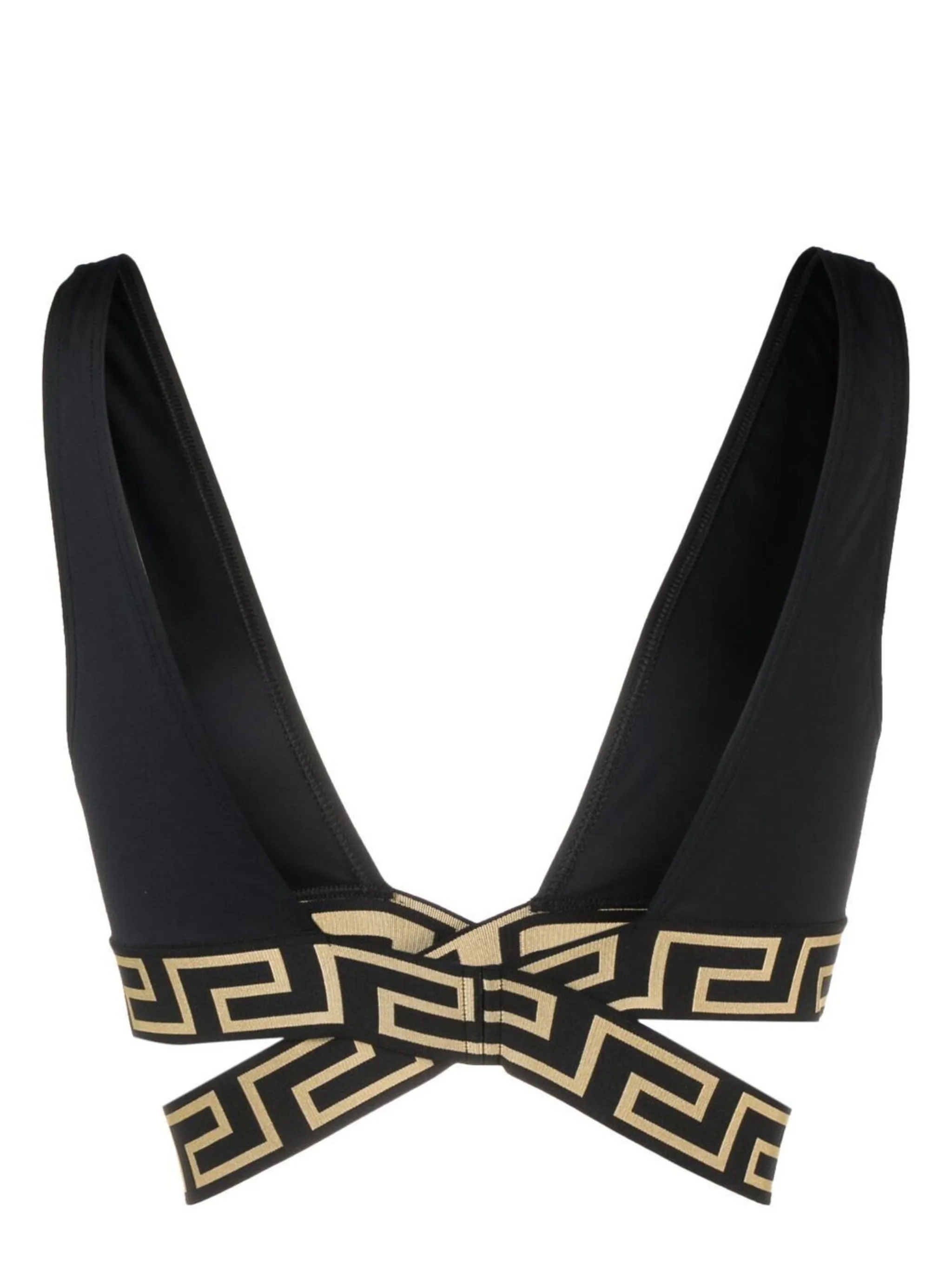 Greca Detail Bikini Top Versace Eraldo