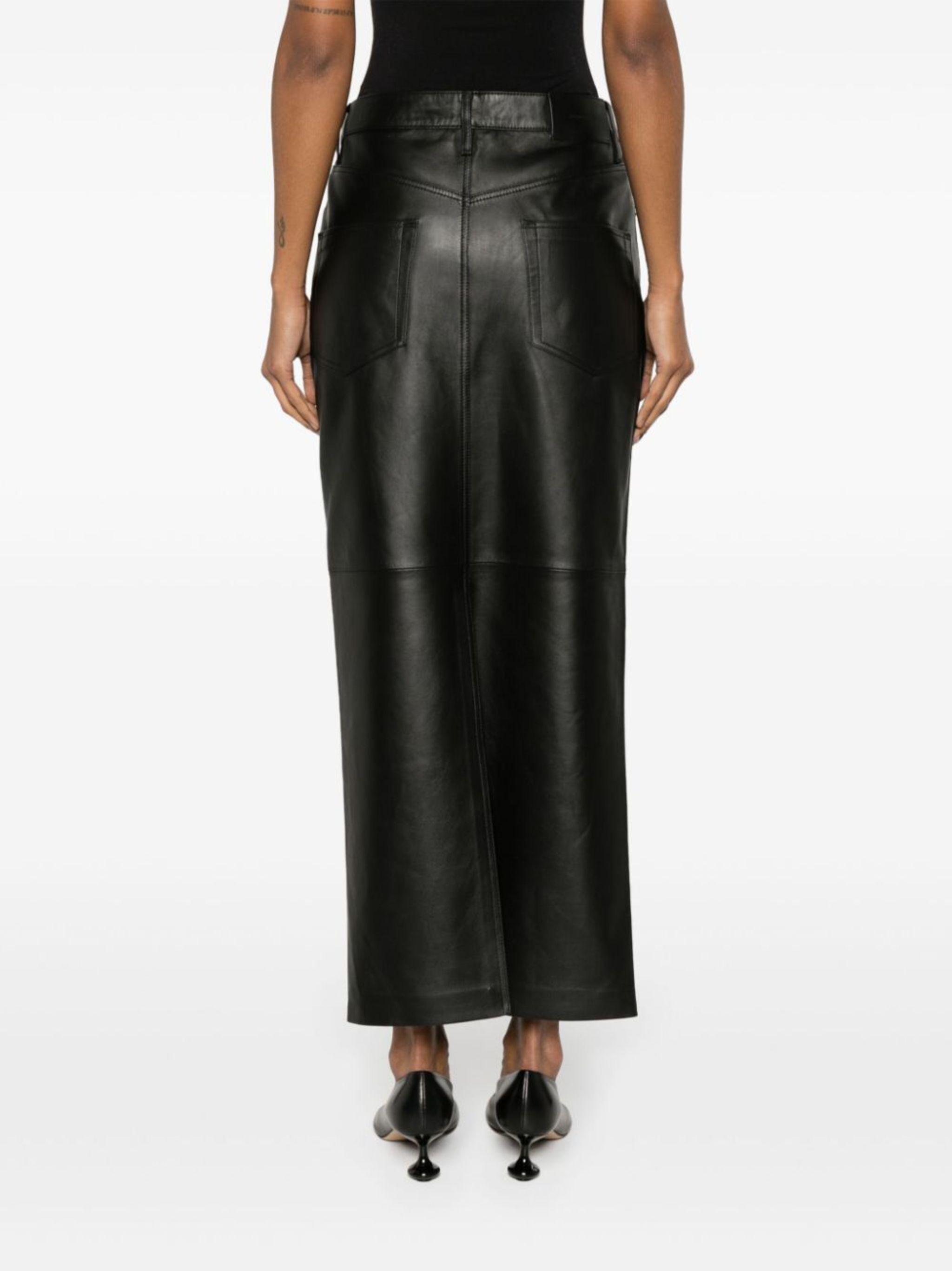 Wardrobe Nyc Leather Maxi Column Skirt Eraldo Us