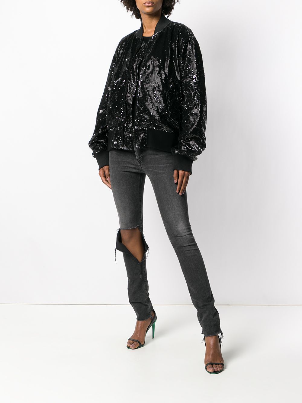 фото Ktz limited edition sequin bomber jacket