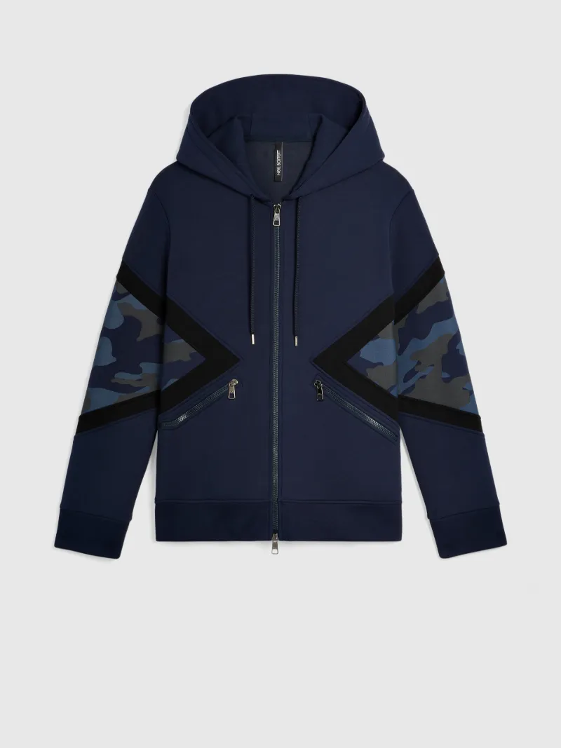新しい到着 Camo Modernist NeilBarrett.com | Hoodie Zip-Up ジャケット・アウター