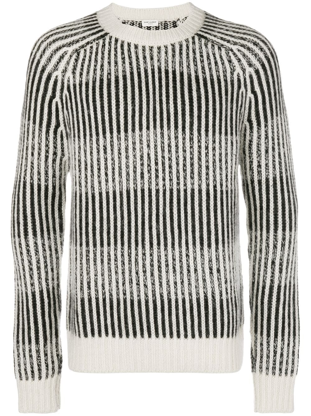 фото Saint laurent свитер в рубчик с полосками