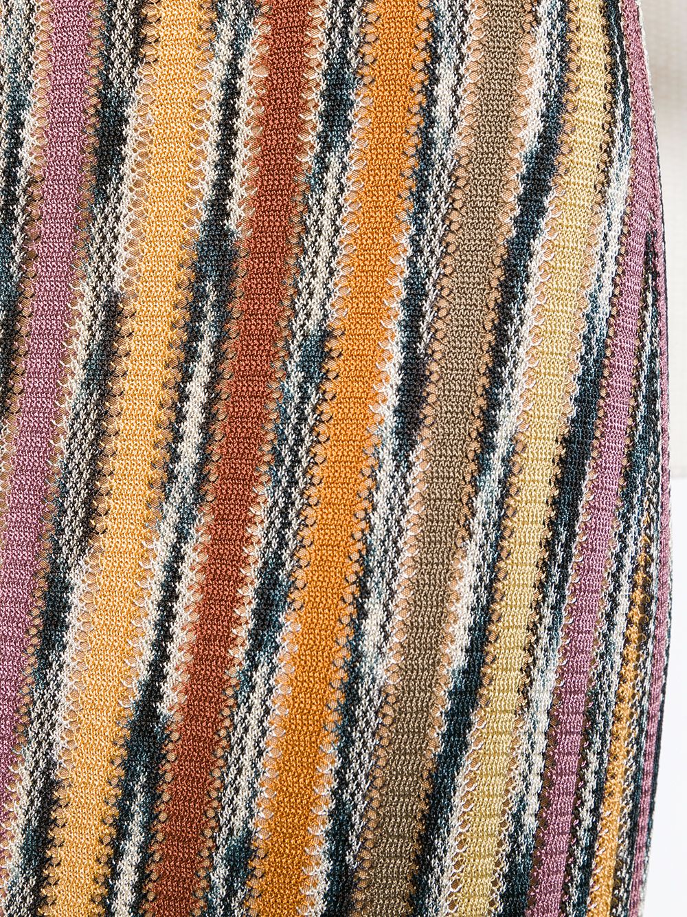 фото Missoni pre-owned вязаная юбка в полоску