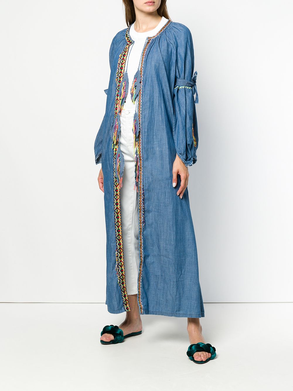 фото Anjuna aida oversized denim kimono