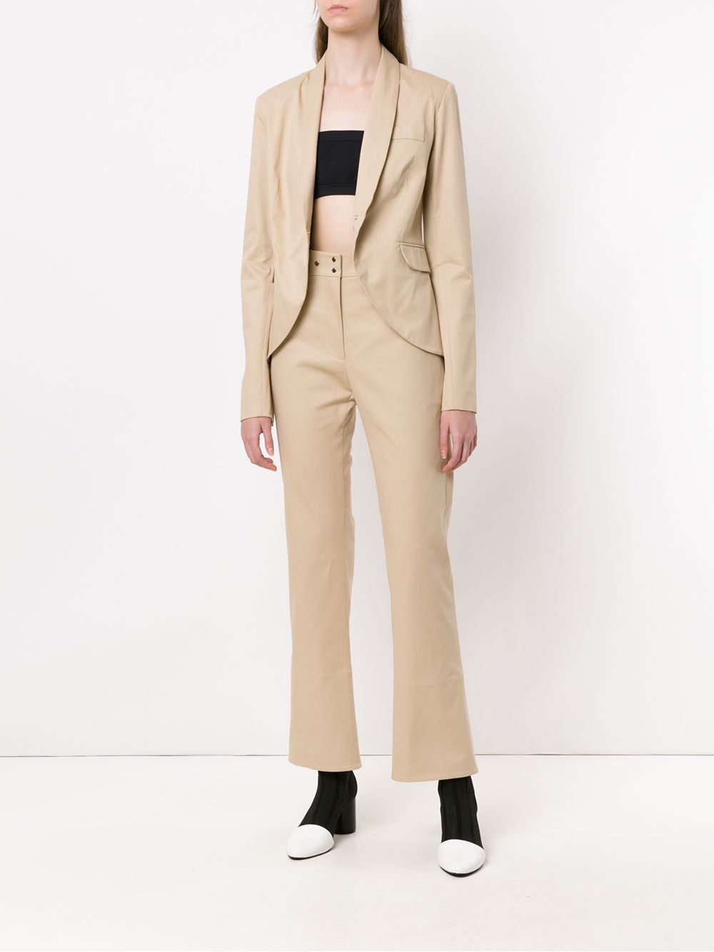 фото Gloria coelho tailored cropped trousers