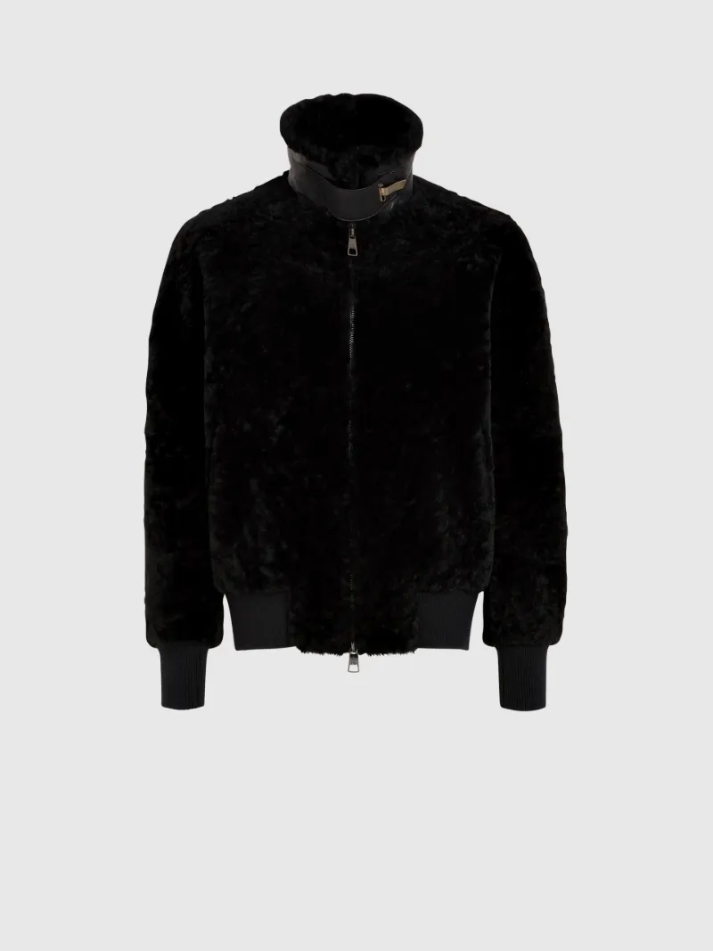 Neil barrett shearling coat hotsell