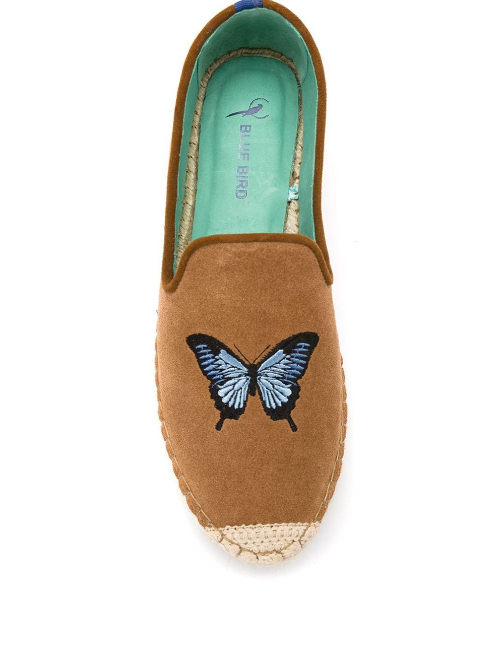 фото Blue bird shoes butterfly espadrilles