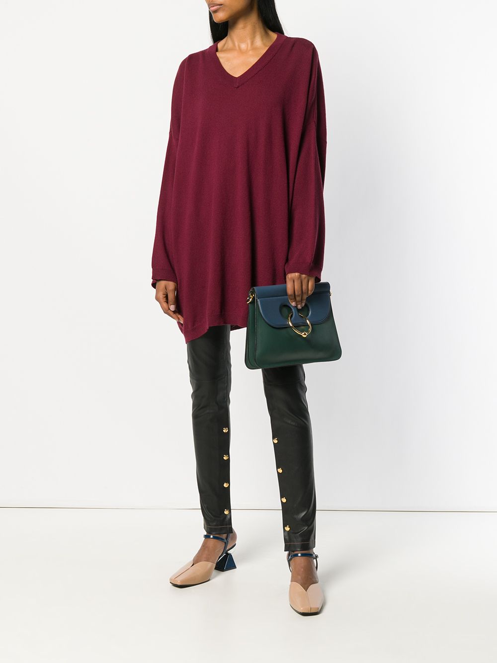 фото Loewe flared long-sleeve sweater