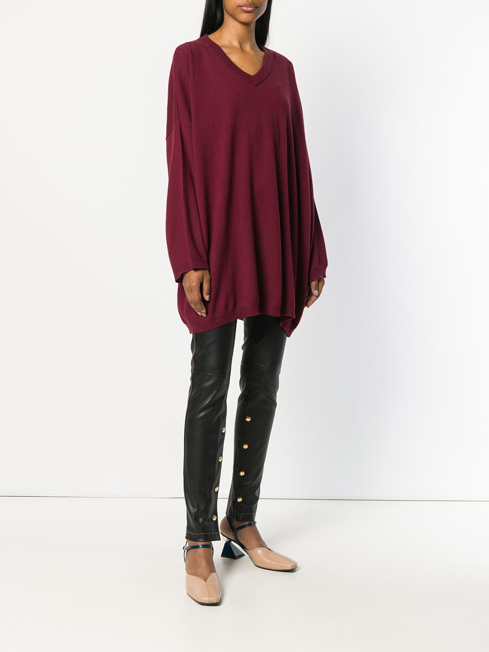 фото Loewe flared long-sleeve sweater