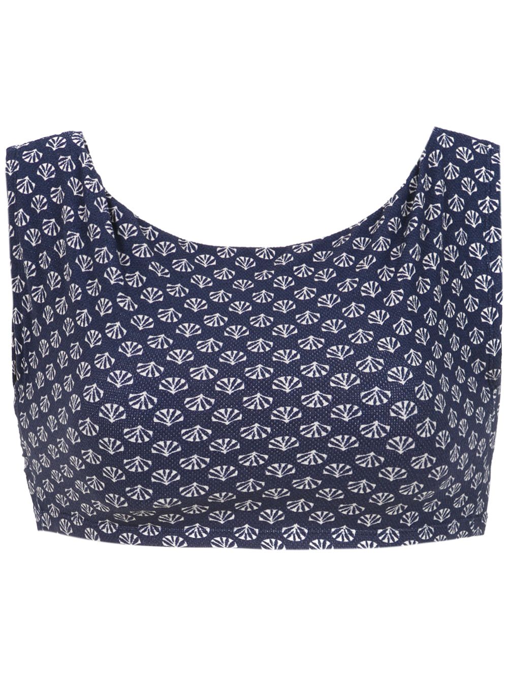 фото Track & field conchas cropped top