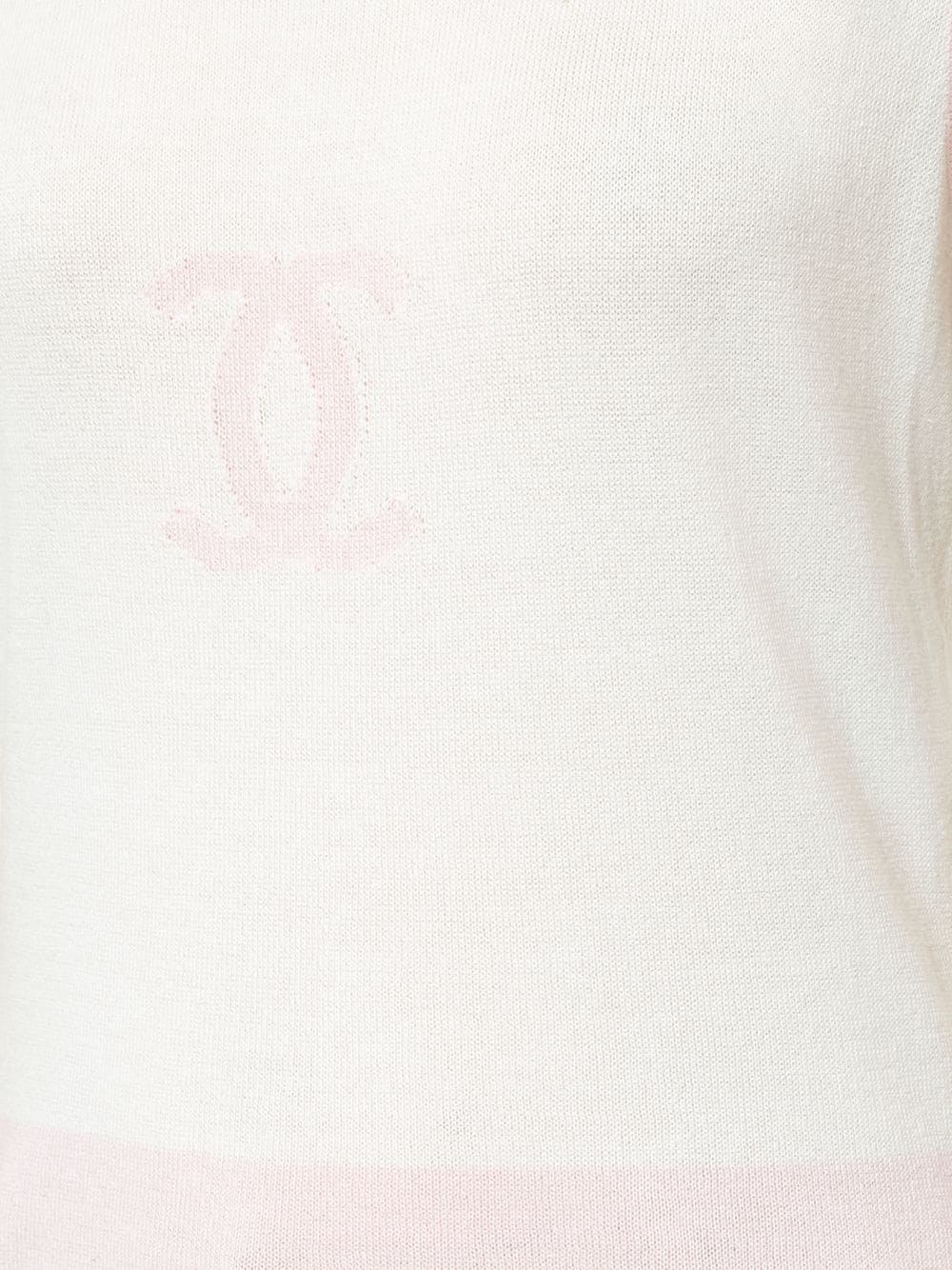 фото Chanel pre-owned футболка без рукавов прямого кроя