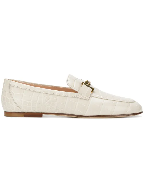 tod's crocodile effect loafers