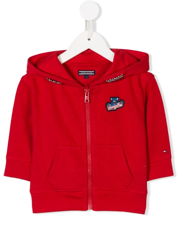 tommy hilfiger patch hoodie