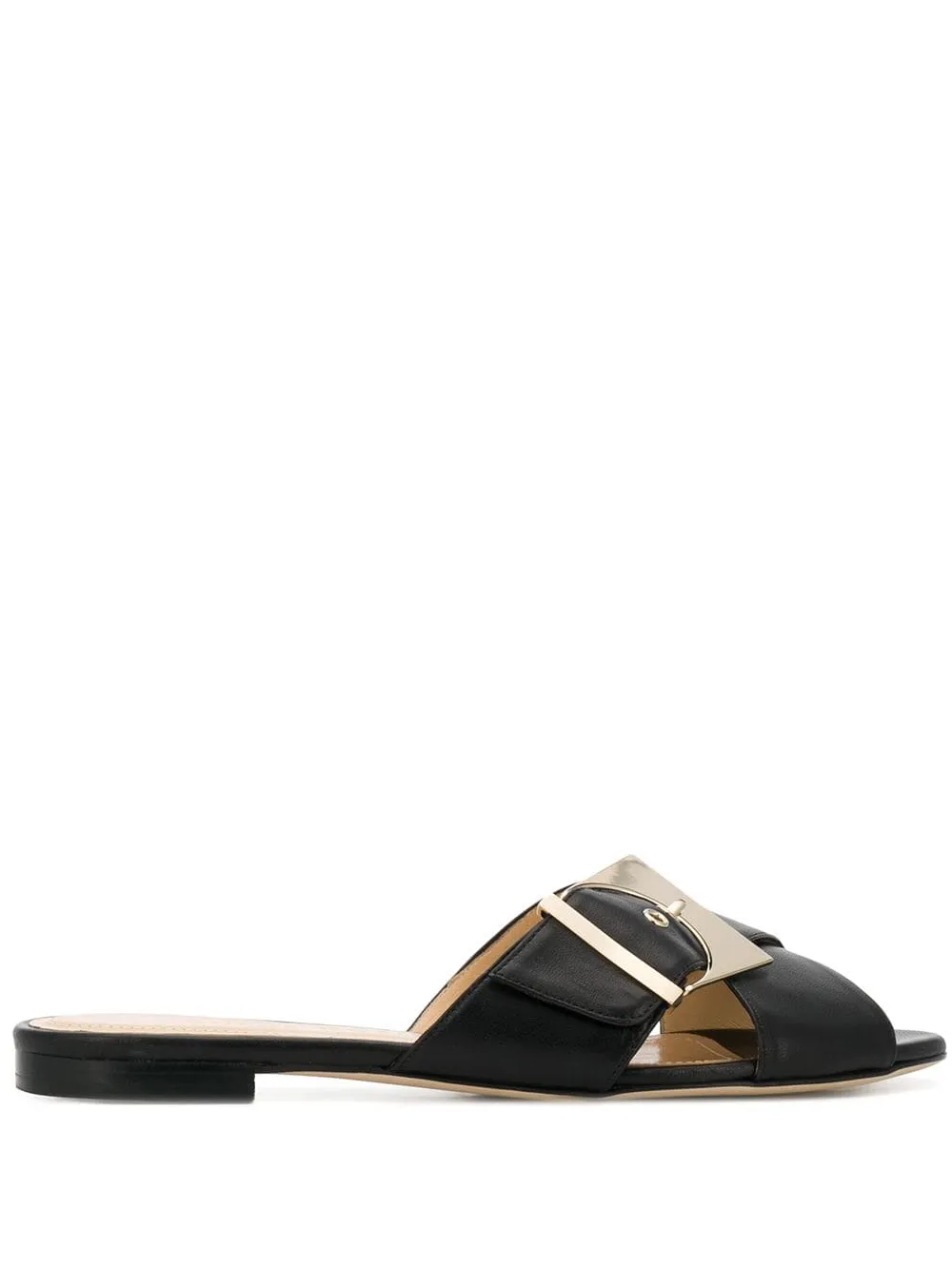 Chloe Gosselin buckled flat mules Chloe Gosselin buckled flat mules