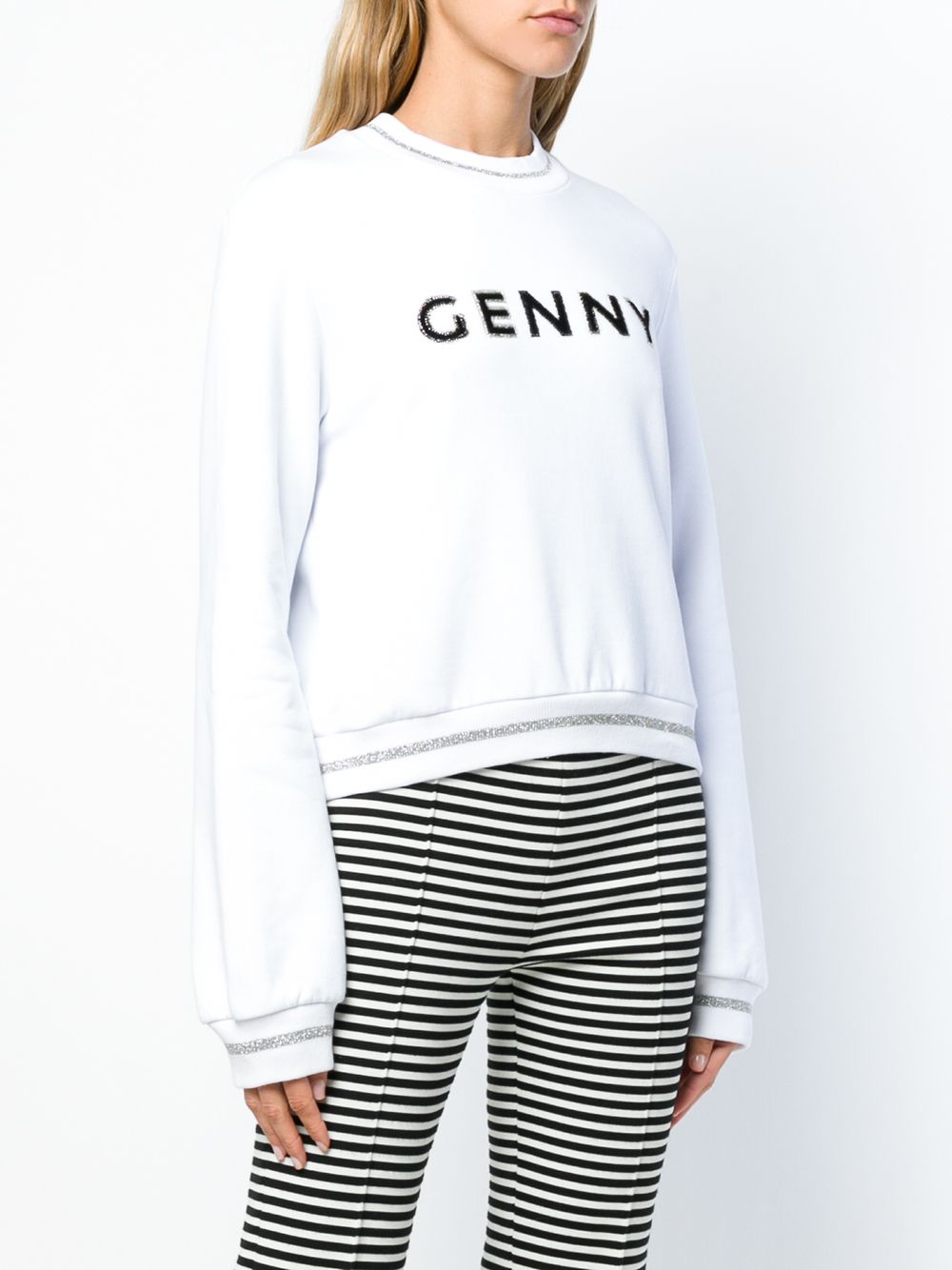 фото Genny logo printed sweatshirt