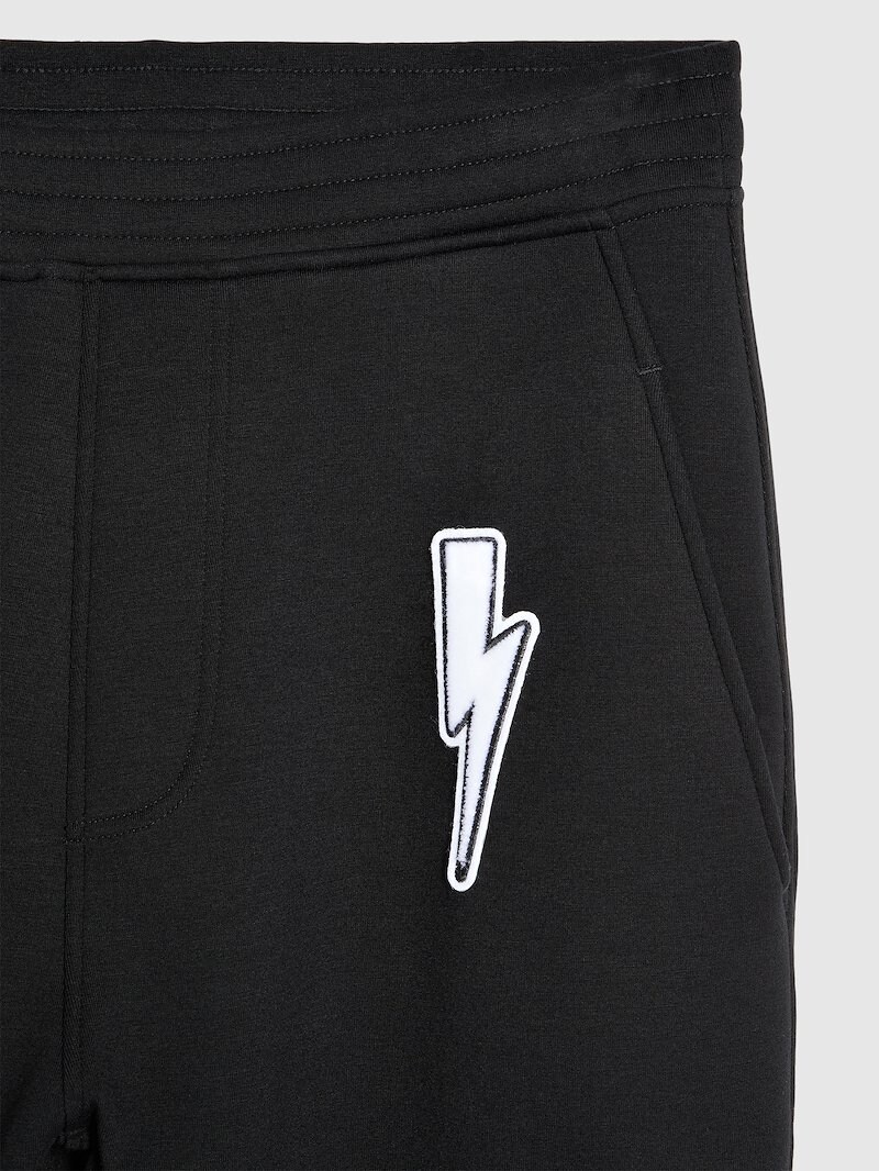 Varsity Sweatpants With Iconic Thunderbolt Badge