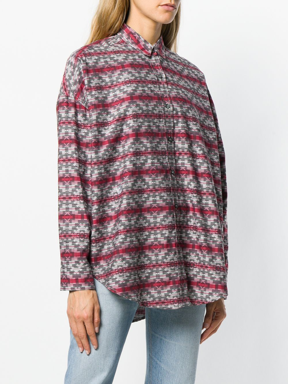 фото Adaptation geometric print shirt