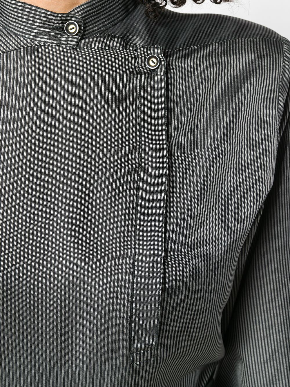 фото Giorgio armani pre-owned блузка в полоску