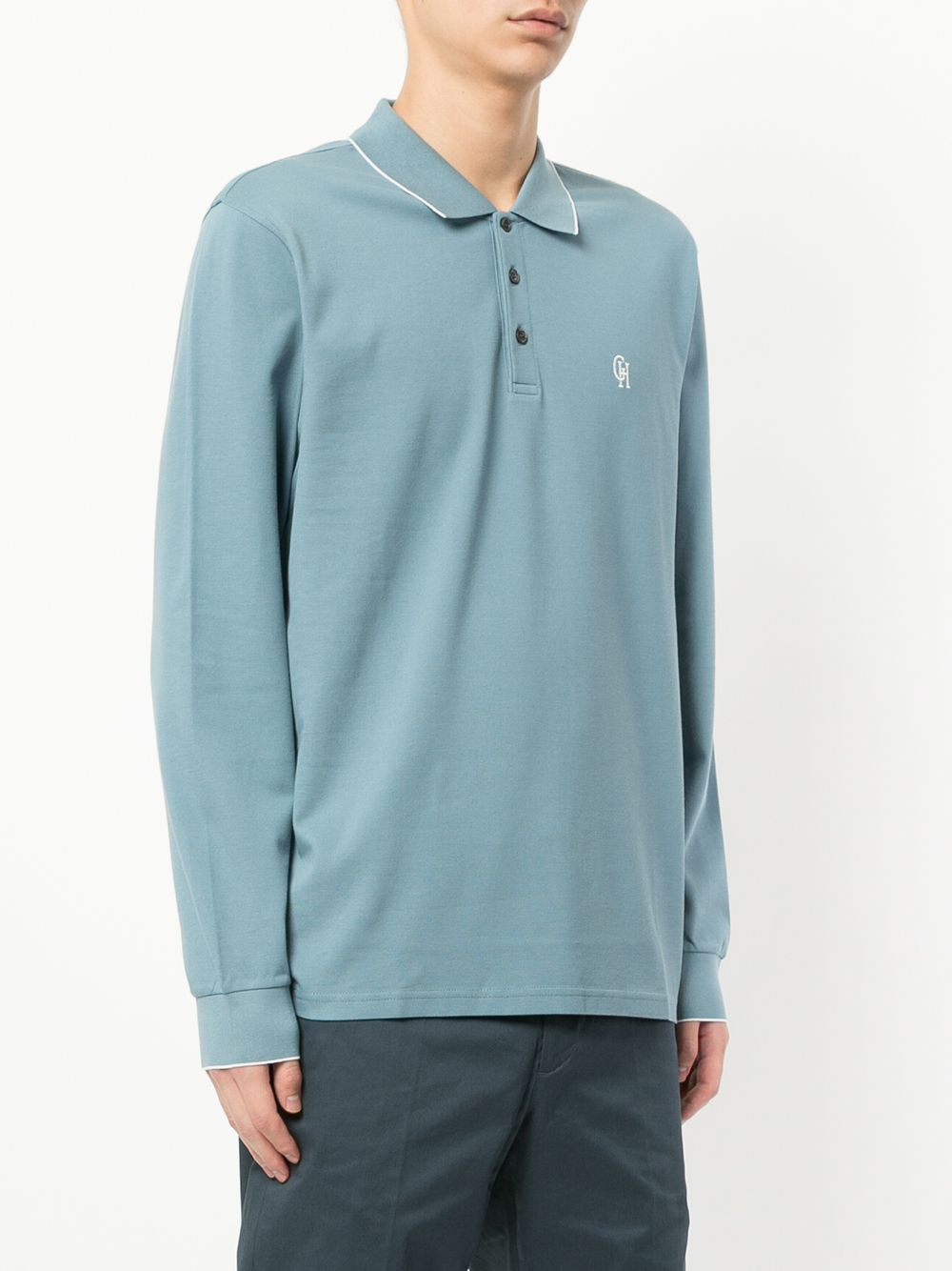 фото Gieves & hawkes long sleeve polo shirt