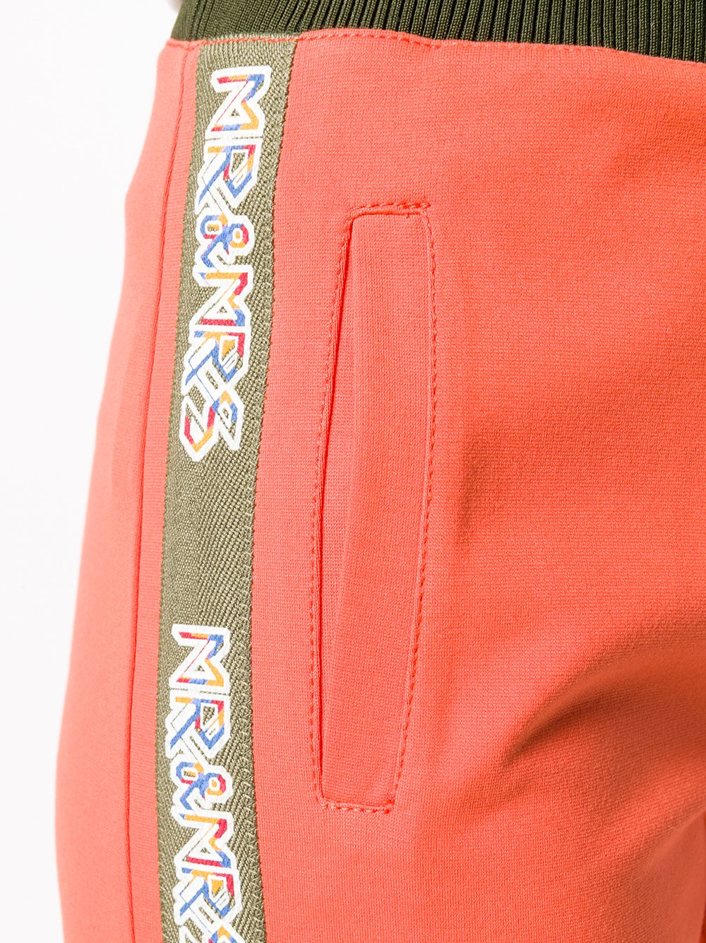 фото Mr & mrs italy logo tape track pants