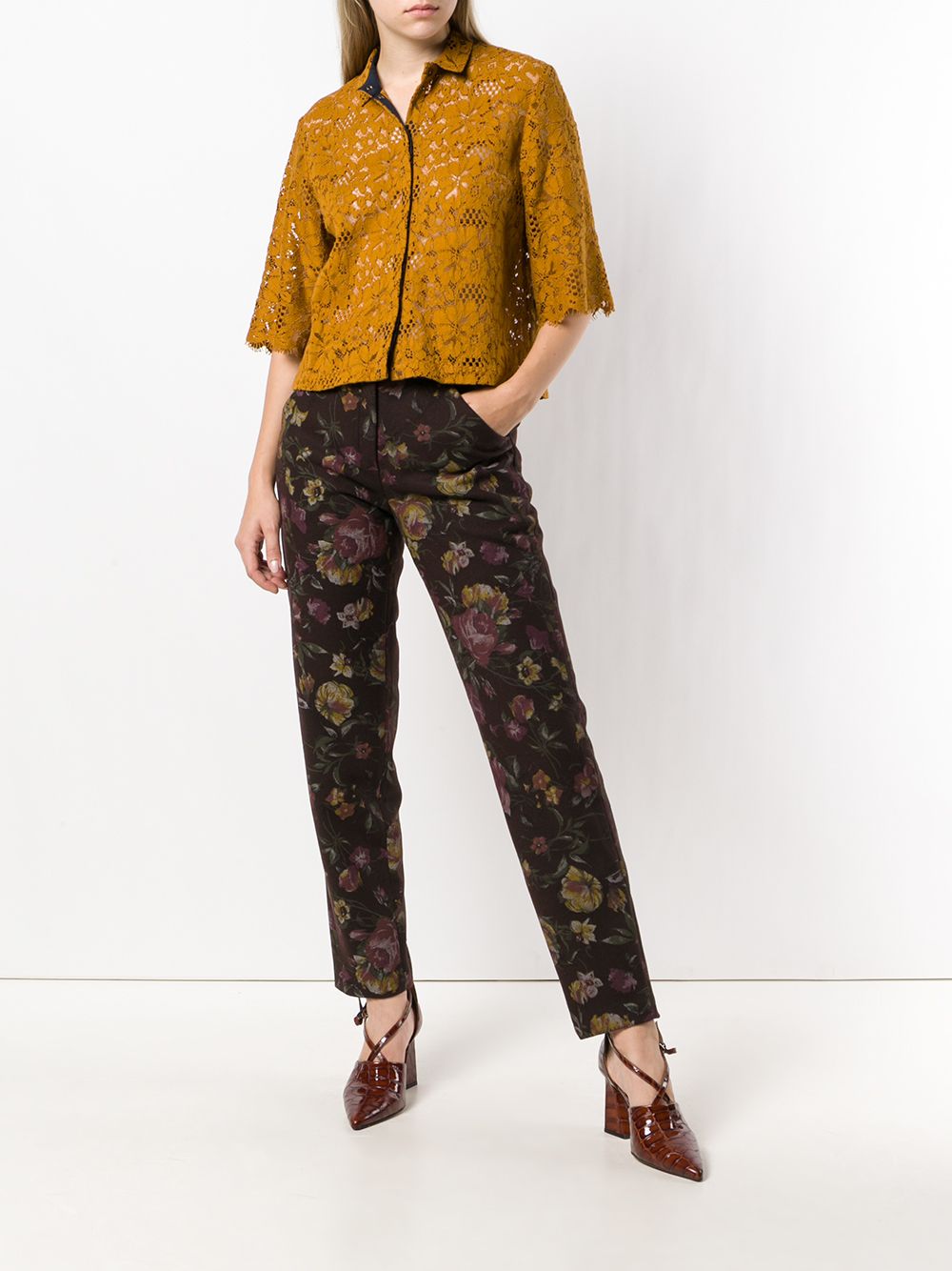 фото Roseanna charles floral trousers