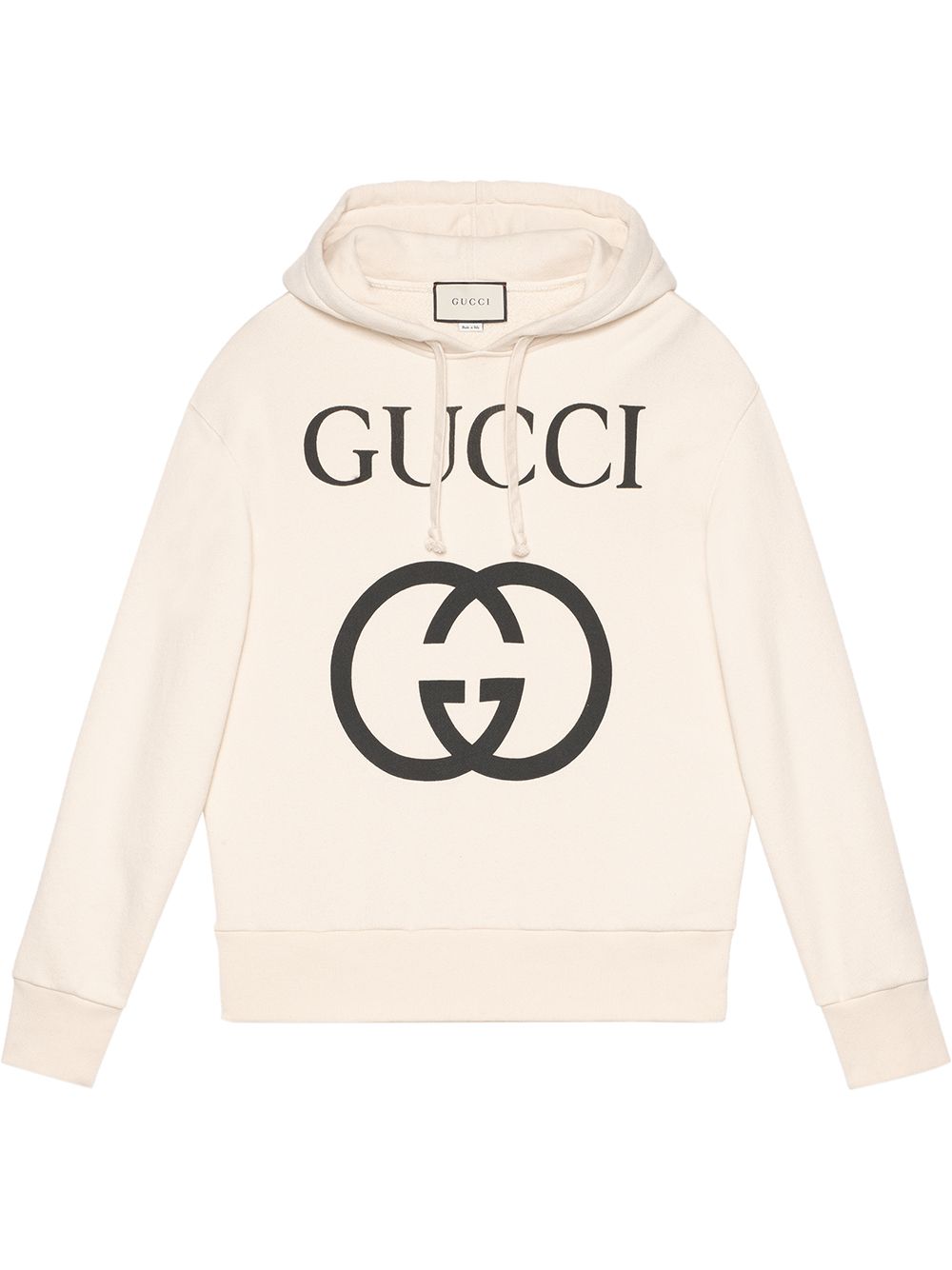 фото Gucci толстовка с капюшоном и логотипом