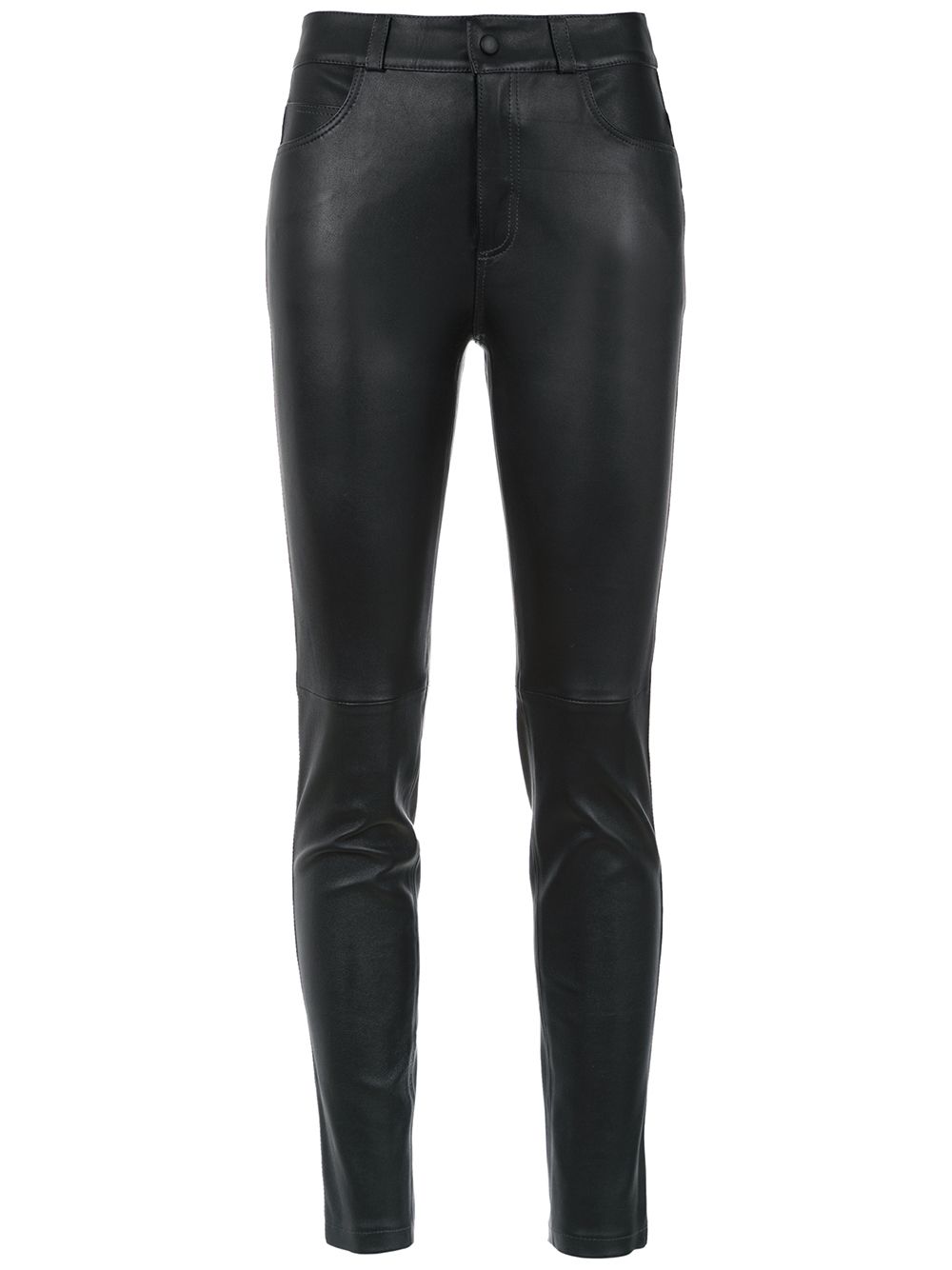 фото Martha medeiros leather skinny trousers