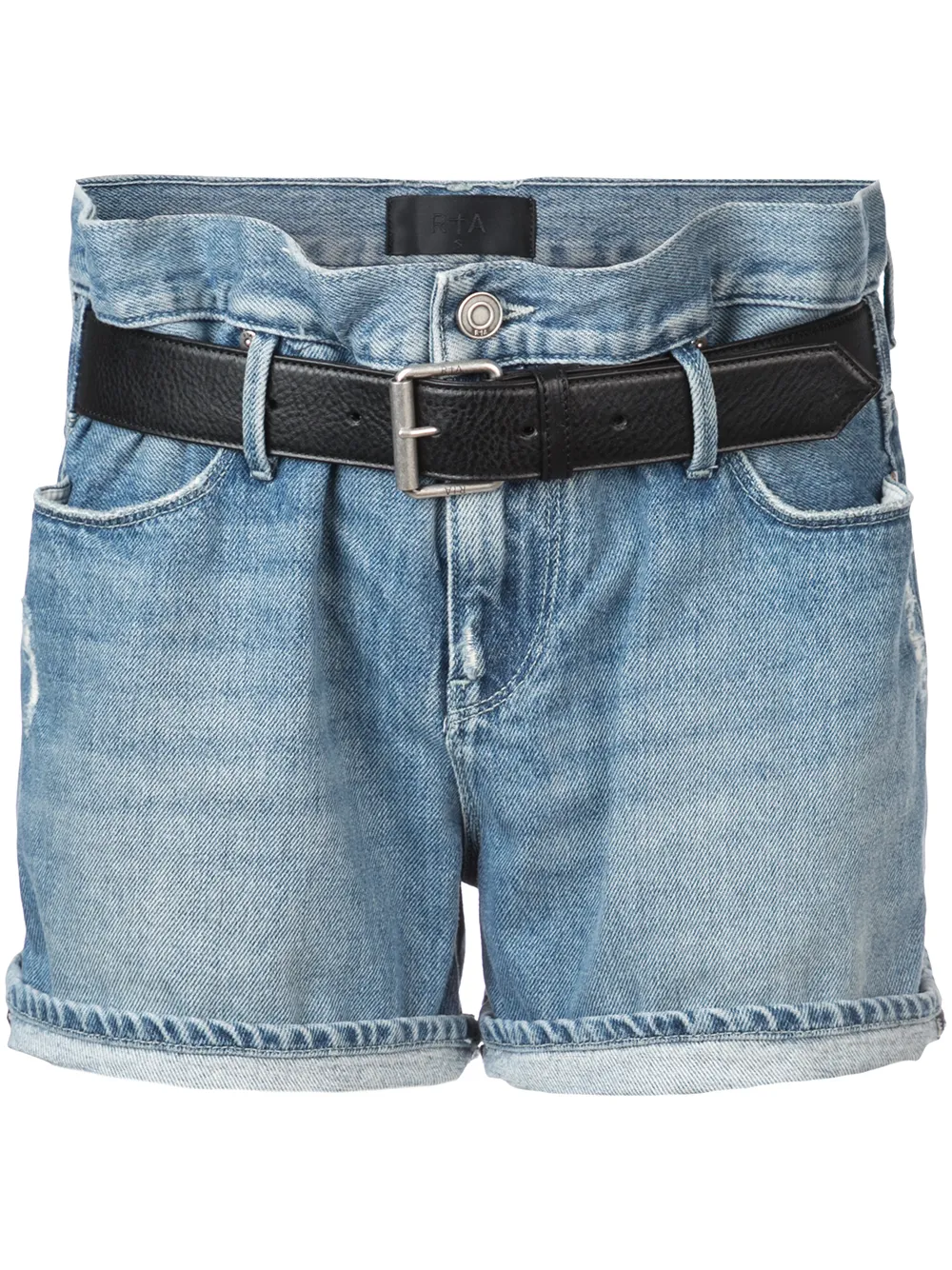 baggy denim shorts