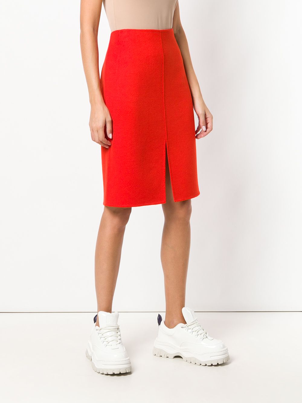 фото Odeeh front slit skirt