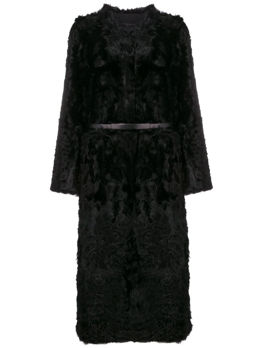 фото Yves salomon belted coat