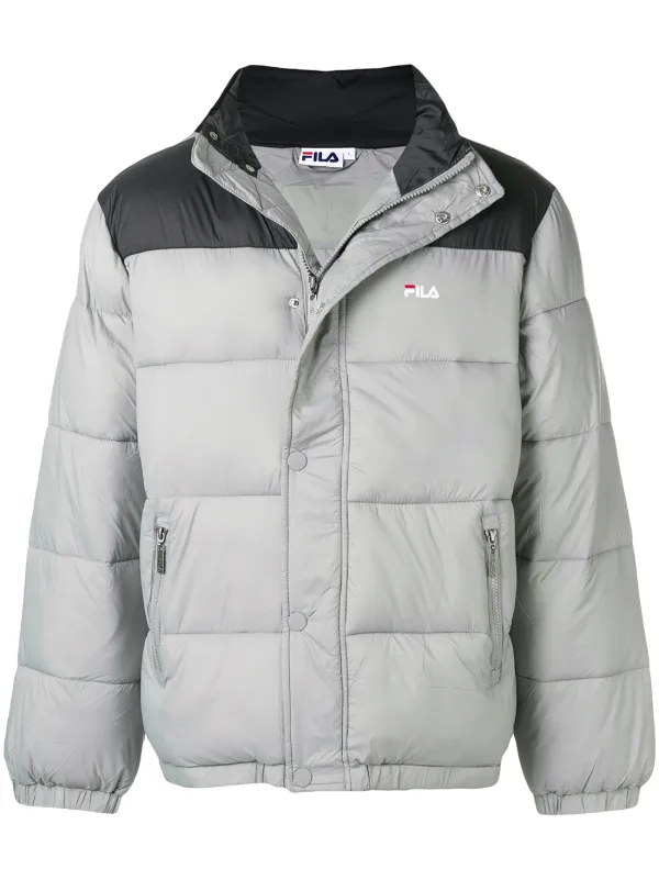 fila padded jacket with buckle fastening