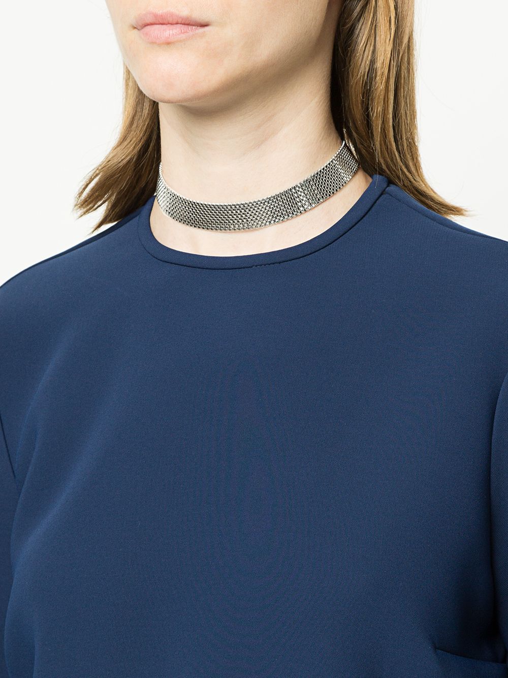 фото Alinka 18kt white gold mesh silhoutte choker