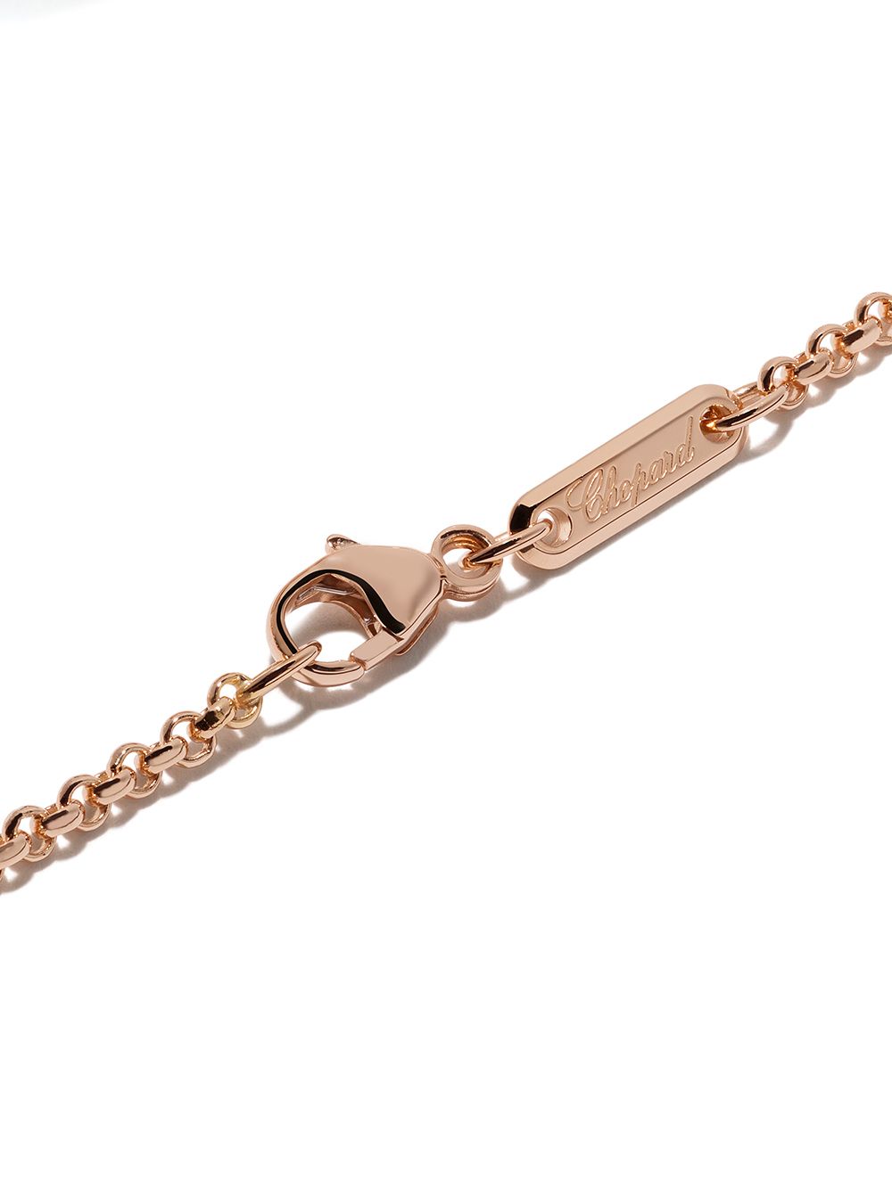 фото Chopard 18kt rose gold good luck charms diamond bracelet