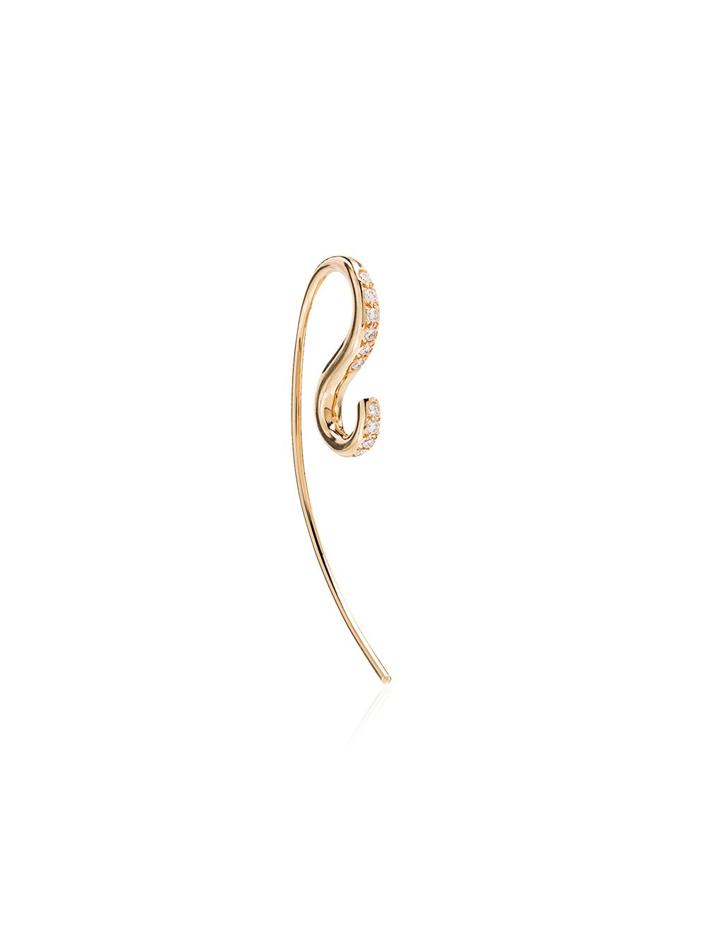 фото Charlotte chesnais diamond hook earring