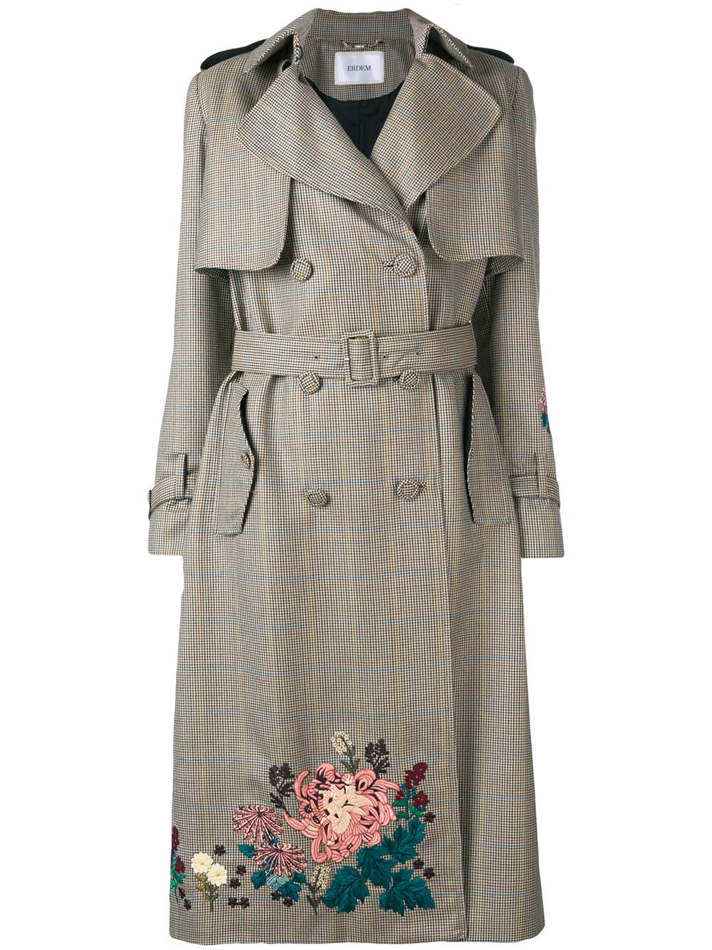 фото Erdem embroidered trench coat