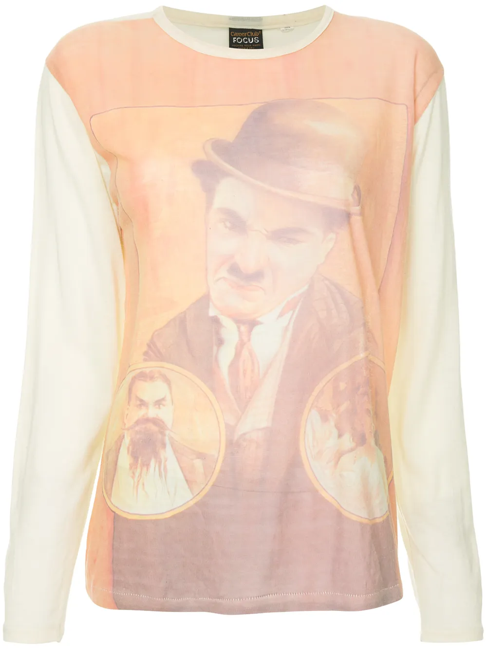 фото Fake alpha vintage chaplin print t-shirt