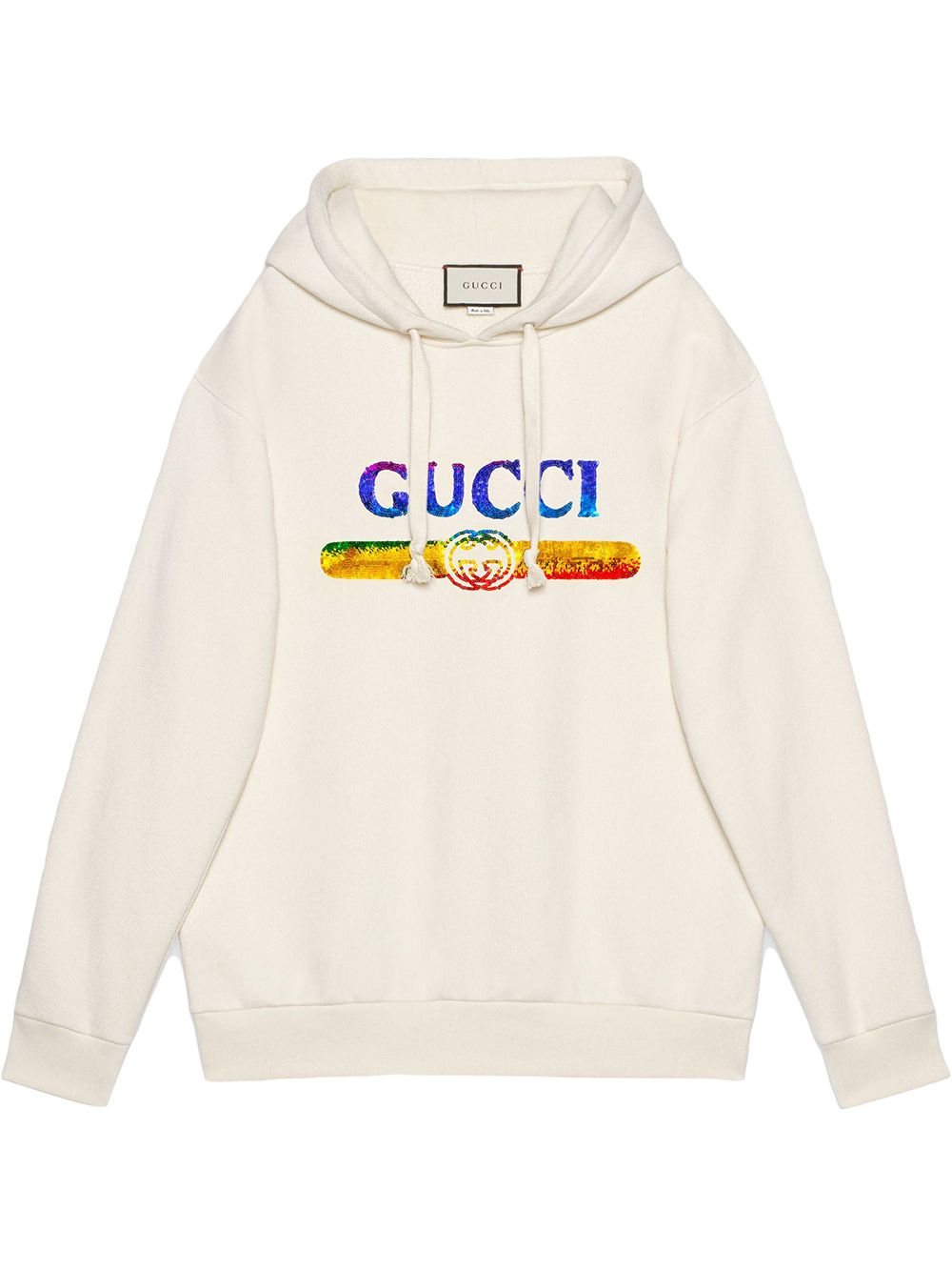 фото Gucci худи с логотипом из пайеток