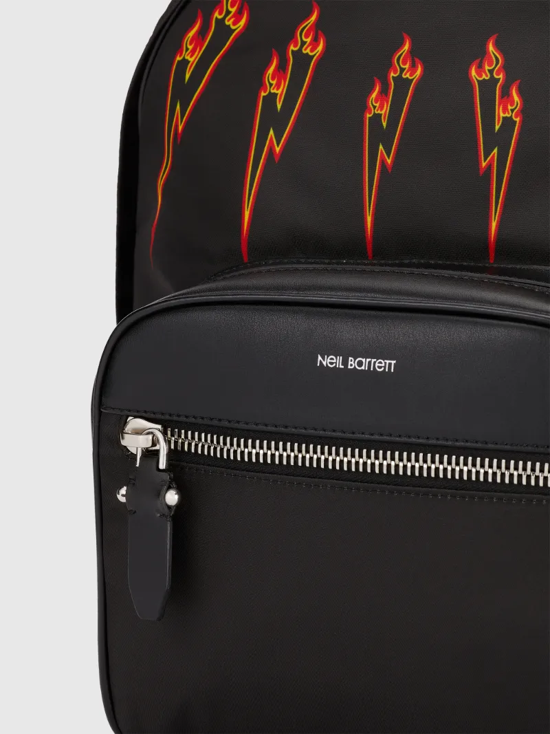 Bolt On Fire Backpack NeilBarrett