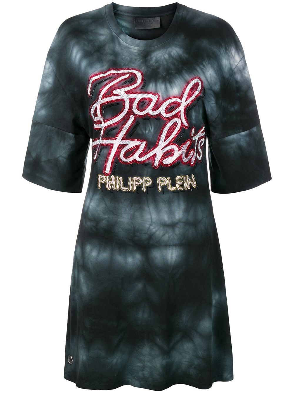 фото Philipp plein платье-футболка 'bad habits'