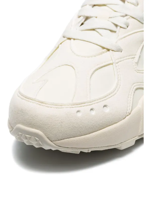 reebok white aztrek double leather sneakers