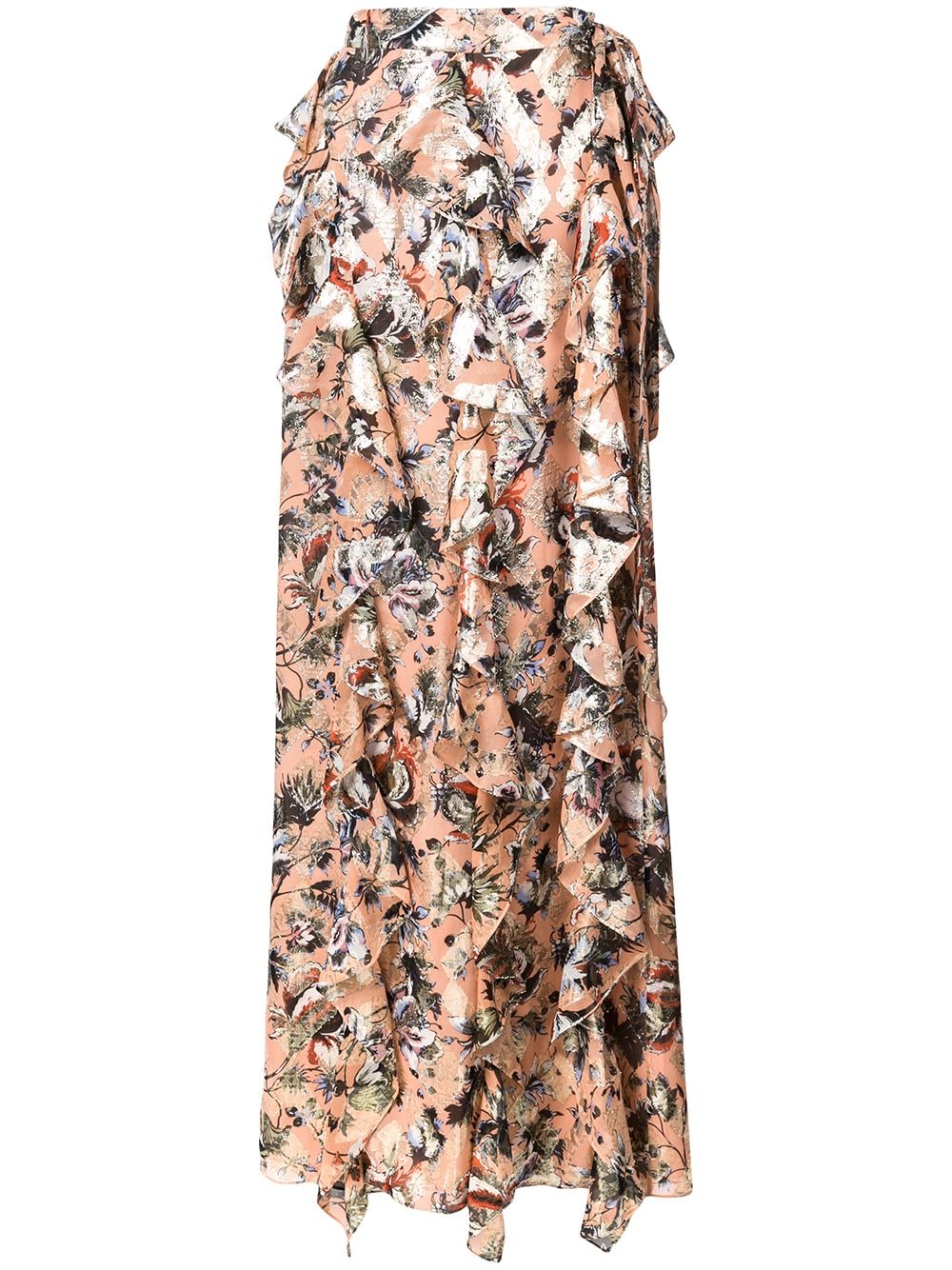 фото Dvf diane von furstenberg юбка с цветочным принтом
